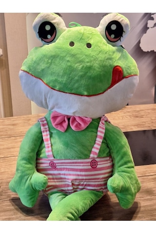 Peluş 2 Li Kurbağa Set Uzun Bacak Kurbağa 100 Cm Uyku Arkadaşı Oyun Arkadaşı 2li Set Renkli