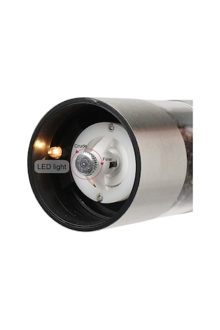 Elektrikli Baharat Öğütücü Pilli Paslanmaz Çelik Otomatik Tuz Kar Renkli