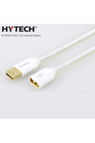 Hytech Usb 2Metre Hy-W330 Usb 2.0 Uzatma Kablosu 24K Altın Kaplam