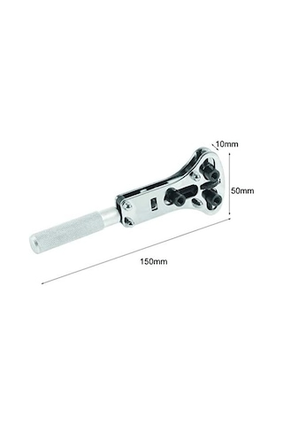 Saat Kapak Açma Anahtarı 3 Başlı Saat Tamir Aparatı Ruıhua