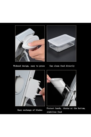 Sones El Kesme Kesici Mutfak Kolu Dilimleyici Presleme Rende