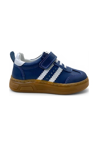 Tuğba Ortopedi 271 Çocuk Okul Öncesi Deri Sneaker Mavi