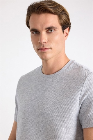 Süvari Gri Regular Bisiklet Yaka Tişört Sts1014000001-s05