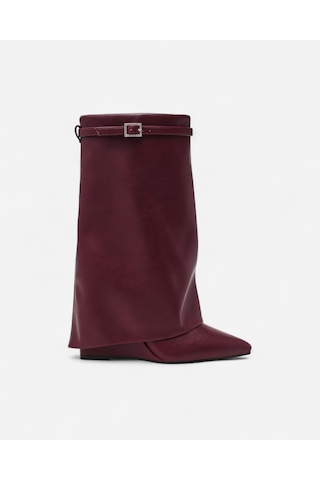 Steve Madden Shocker Dk Cherry Lacq Kadın Dk Cherry Çizme Shocker-cherry Brodo