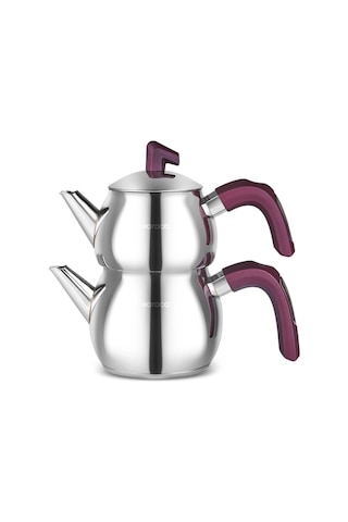 Karaca  Viyola İndüksiyon Tabanlı Midi Çaydanlık Takım Mürdüm