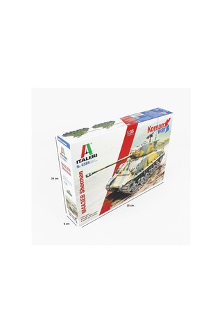 Italeri 6586s 1/35 Ölçek, M4a3e8 Sherman Kore Savaşı Tank, Plastik Model Kiti-51179
