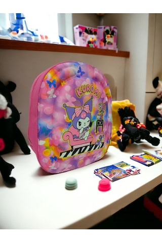 Kuromi Sanrio 3d Kabartmalı Anaokulu Kreş Ve Günlük Kullanım Çantası