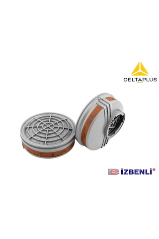 Delta Plus M6400 Yarım Yüz Maske İçin M6000 A2 Yedek Filtre Kiti 1 Çift Delta Plus M6400 Yarım Yüz Maske İçin M6000 A2 Yedek Filtre Kiti 1 Çift