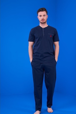 Pjs 23325 Erkek Patlı Şortlu Pijama Takım 3'Lü