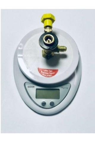 R600a R134a Gaz Dijital Terazili Tüp Destek Ünitesi
