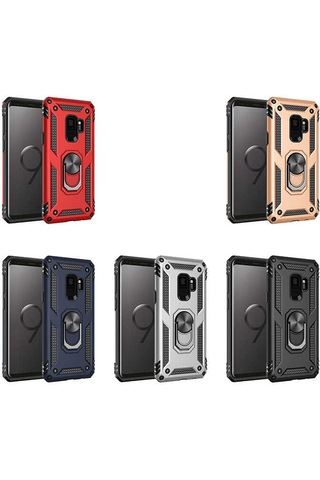 Zore Galaxy Uyumlu S9 Kılıf Msra Vega Kapak - Gri Gri