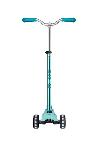 Micro Maxi Deluxe Pro Led 3 Tekerli Işıklı Çocuk Scooter Vibrant Blue Turkuaz