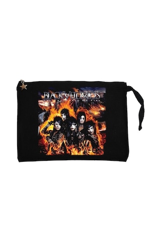 Black Veil Brides Set the World On Fire Cüzdan / El Çantası Siyah