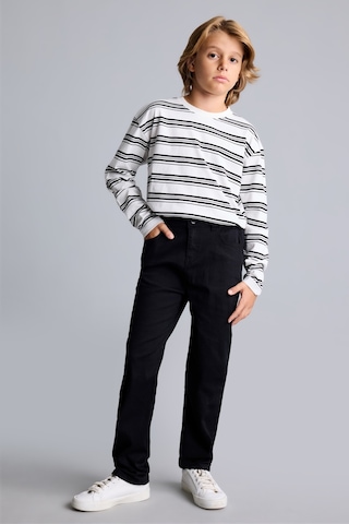 Defacto Düz Paça Gabardin Pantolonu Erkek Çocuk U3254a626aubk81 Siyah-bk81
