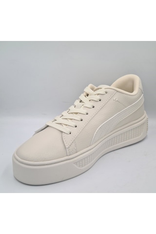 Puma Smash Platform V3 Tdp Bej Renk Kadın Sneaker Spor Ayakkabı Bej