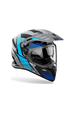 Airoh Bandit Spicy Blue Gloss Kask Mavi - Gri