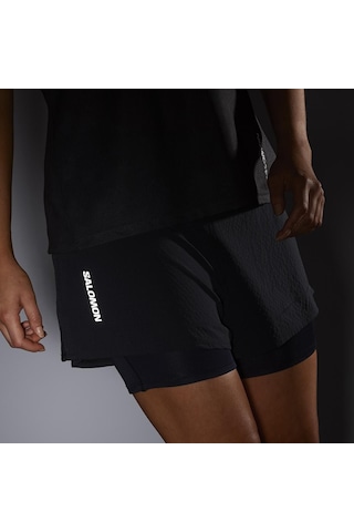 Salomon Sense Aero 2ın1 Short W 27412 Siyah
