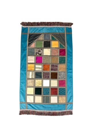 10 Adet El Yapımı Kırk Yama Seccade 70x110cm Çok Renkli
