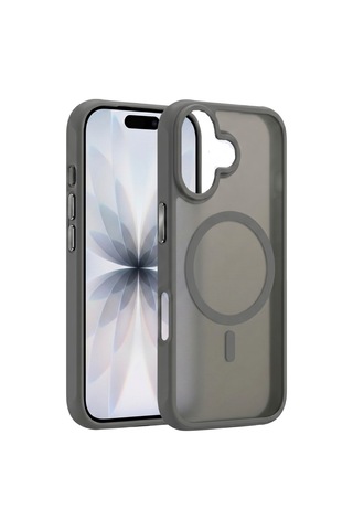 Ps iPhone Uyumlu 17 Mist Serisi Magsafe Kılıf - Gri