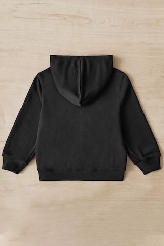 Çocuk All Day Rabbit Baskılı Sweatshirt Siyah