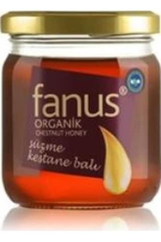 Fanus Organik Süzme Kestane Balı 225 G