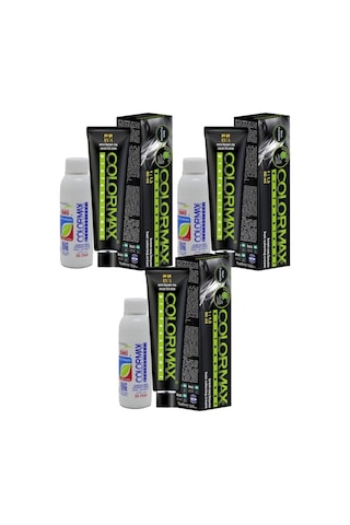 Colormax Sps057 Nouveau 2025/08.43 Sultan Bakırı 60 Ml 3 Adet Saç Boyası + 3 Adet 90 Ml Oksidan Set