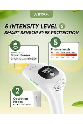 Xsoul 999.999 Atımlı IPL Lazer Epilasyon Cihazı