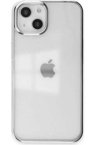 Apple iPhone Uyumlu 14 Plus Kılıf Element Silikon - Gümüş