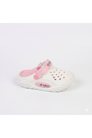 Pico Kids Twng Eva Plaj Havuz Okul Kreş Kız Çocuk Sandalet Terlik Beyaz-pembe