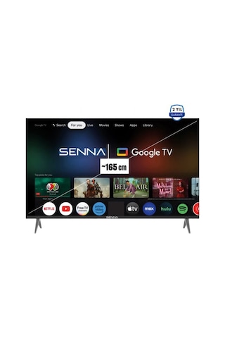Senna 65UQ9500F 65" 165 Ekran Uydu Alıcılı 4K Ultra HD LED TV