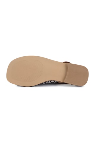 Tamer Tanca Kadın Hakiki Deri Leopar Düz Sandalet 838 16235 Bn Sndlt Y25 Leopar Leopar