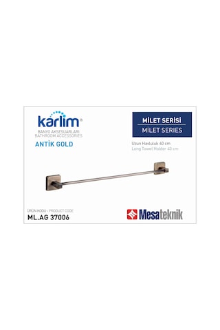 Karlim . Milet Serisi Ml.Ag 37006 Antik Gold Kaplama Antik