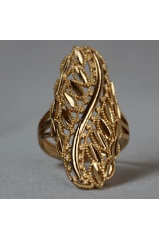 Ayarlanabilir Yaprak Dokulu Yu Zu K Altın Renk Gold