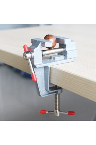 Samdoo Hafif Alüminyum Mini Mengene - Dıy Projeleri Ve Modelleme İçin Taşınabilir Sabitleme Aracı