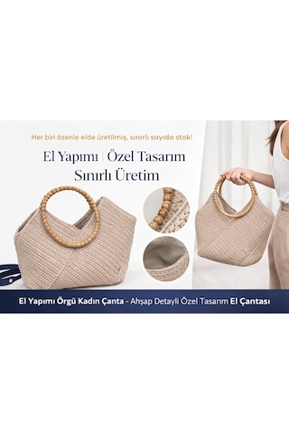 El İşi Göz Nuru Kadın El Çantası Çok Renkli