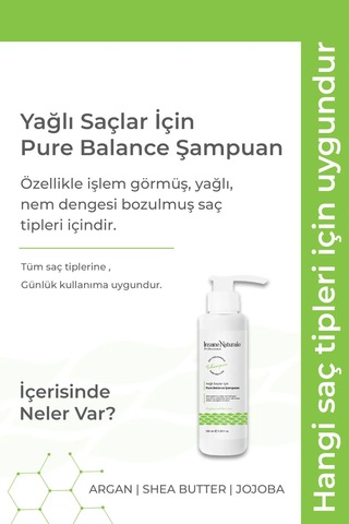 Yağlı Saçlar Için Pure Balance Şampuan 100 Ml