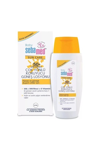 Sebamed Sun Care Bebek Güneş Losyonu Kremi 50+faktör 150ml 2li