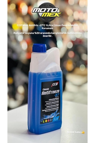 Ccp Mavi Antifriz 37 C Alüminyum Motorlar İçin Güvenli Soğutma Sıvısı