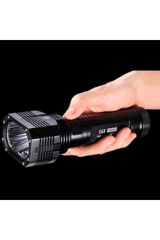 Nitecore Eax 2000 Lumen El Feneri (8xaa) Siyah