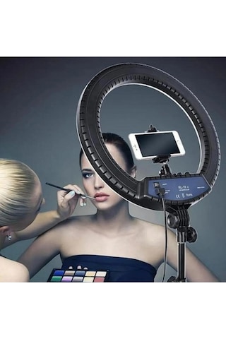Lamia Ringlight Led Işıkhalkası 14 Inç Profesyonel Influencer Işığı 210 Cm Monopod Laxersunset X-14
