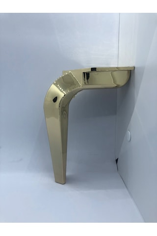 PLASTİK,18 CM GOLD KAPLAMA,BERJER,KOLTUK,MOBİLYA AYAĞI (4 ADET)