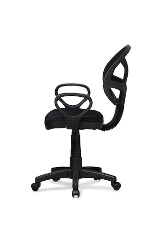 Ev Ve Ofis Çalışma Sandalyesi Bilgisayar Ve Sekreter Koltuğu Bella Model Siyah