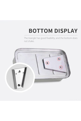 Hangfox 500ml Gümüş Renkli 304 Paslanmaz Çelik Duvar Tipi El Sabunu Dağıtıcı - Bakiye Gösterici, Drip-önleyici, Delme Aksesuarlarıyla Diğer