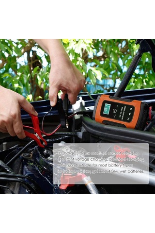 Teltree 12v 5a Akıllı Akü Şarj Cihazı, Moto-silah Ve Otomobil İçin, Plomb Asit Akü Tamiri, Avrupa Standartı 100-220v Giriş