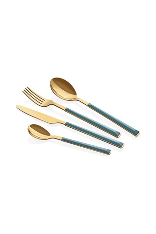 Neva N2727 Mentol 24 Parça Çatal Kaşık Bıçak Takımı