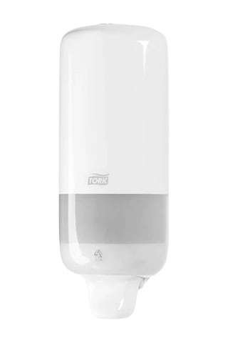 1 Ad. Tork Sıvı Sabun Dispenseri Beyaz 560000 + 1 Litre Tork Sıvı Sabun Premium Hediyeli