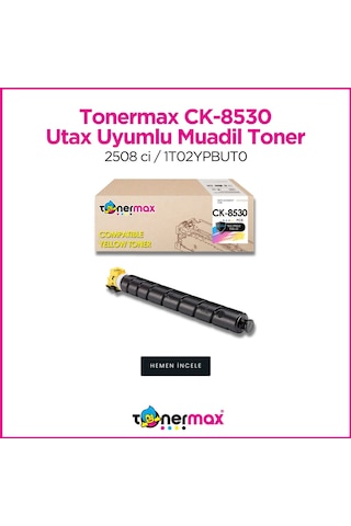 Utax Ck-8530 Uyumlu Toner- Sarı / 2508 Ci / 1t02ypaut0