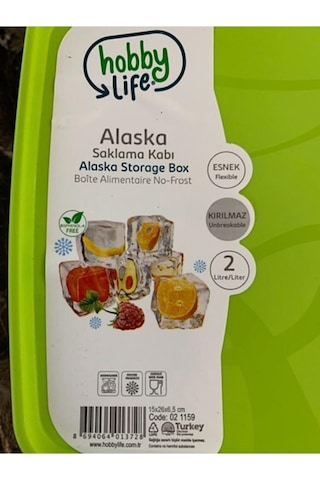 Hobby Life 2 Litre Alaska No Frost Saklama Kabı 4 Adet 7699259910200 Çok Renkli