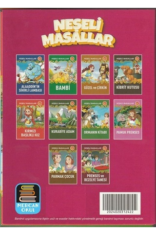 1. Sınıf Okuma Seti Neşeli Masallar 10 Kitap + Soru Kitapçığı ...