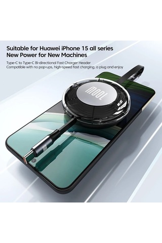 Tongxida 100w Usb Tip C Hızlı Şarj Kablosu - İphone Uyumlu Xiaomi Huawei Tablet İçin Mavi 1m - Pd 100w - Type-c